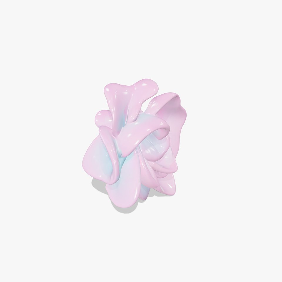 Iridescent Spiral Blossom model pack